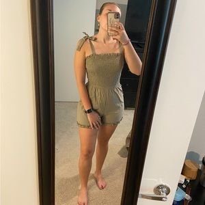 Army Green Romper